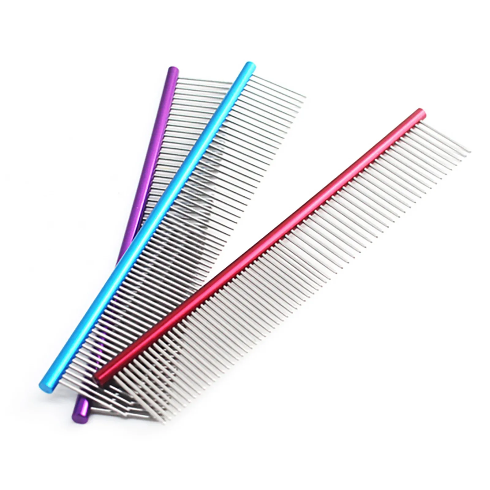 

19cm High Quality Pet Comb Professional Steel Grooming Comb Cleaning Brush