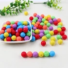 40 шт., силиконовые бусины-прорезыватели для зубов