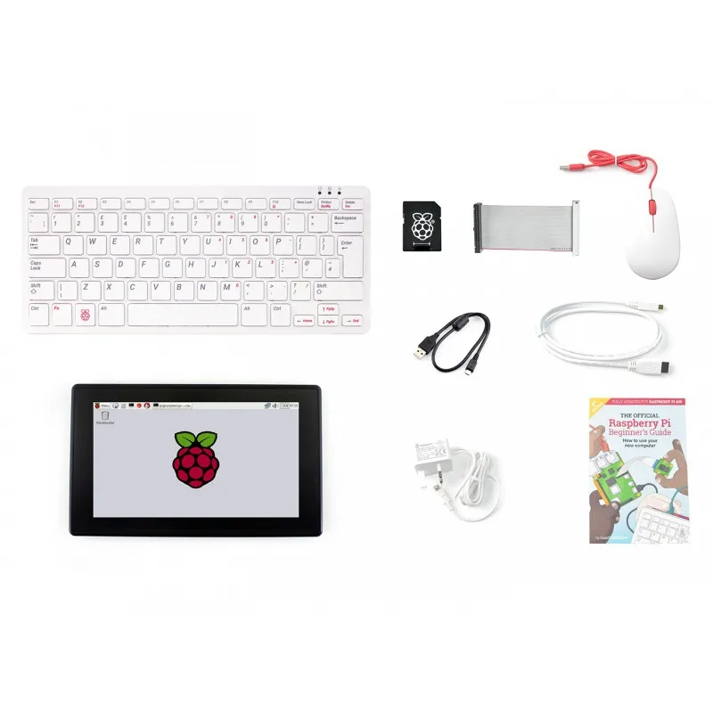 Комплект Raspberry Pi 400 с 7-дюймовым сенсорным дисплеем HDMI PI400-KIT-7INCH источник питания