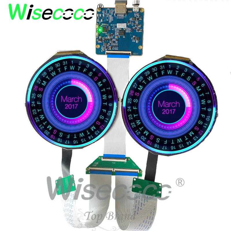 Polegada 1080×1080 Ips Instrumentos Redondos Tela 60hz Mipi Placa de Motorista Digital Exibição Sinalização Raspberry pi Circular Lcd 5 Painéis e LCDs p/ tablet