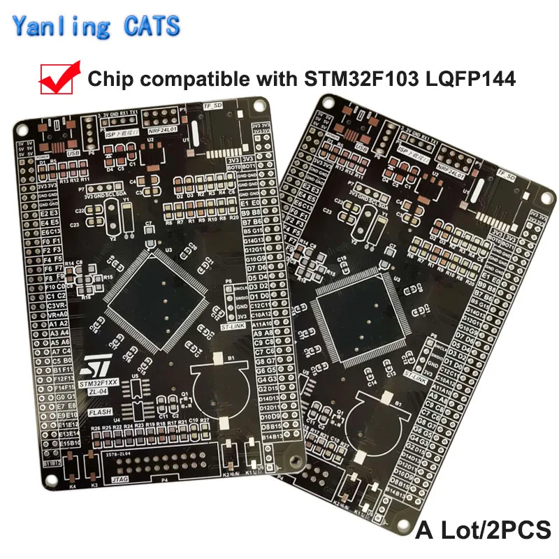 STM32F103 пустая доска для разработки DIY сварочный рычаг Cortex M3 MCU STM32F103ZCZDZEZFZGT6 LQFP144 Pin 2