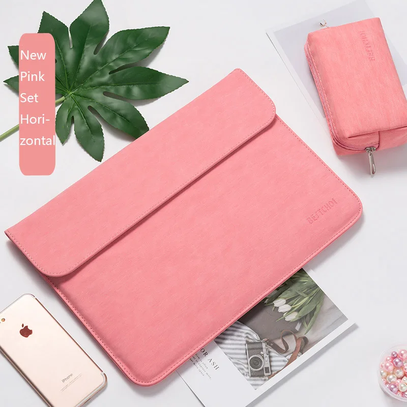 Pink sets Matte Для мужчин чехол для ноутбука Macbook air 13 Чехол сумка для ноутбука macbook pro 13 15 ноутбук чехол 14 дюймов для Тетрадь ноутбук ТАС wo Для мужчин - Цвет: Pink sets Matte
