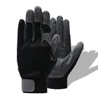 Рабочие перчатки QIANGLEAF из микрофибры, летние дышащие черные перчатки для защиты рук, для верховой езды, для фермы, оптовая продажа, 6490