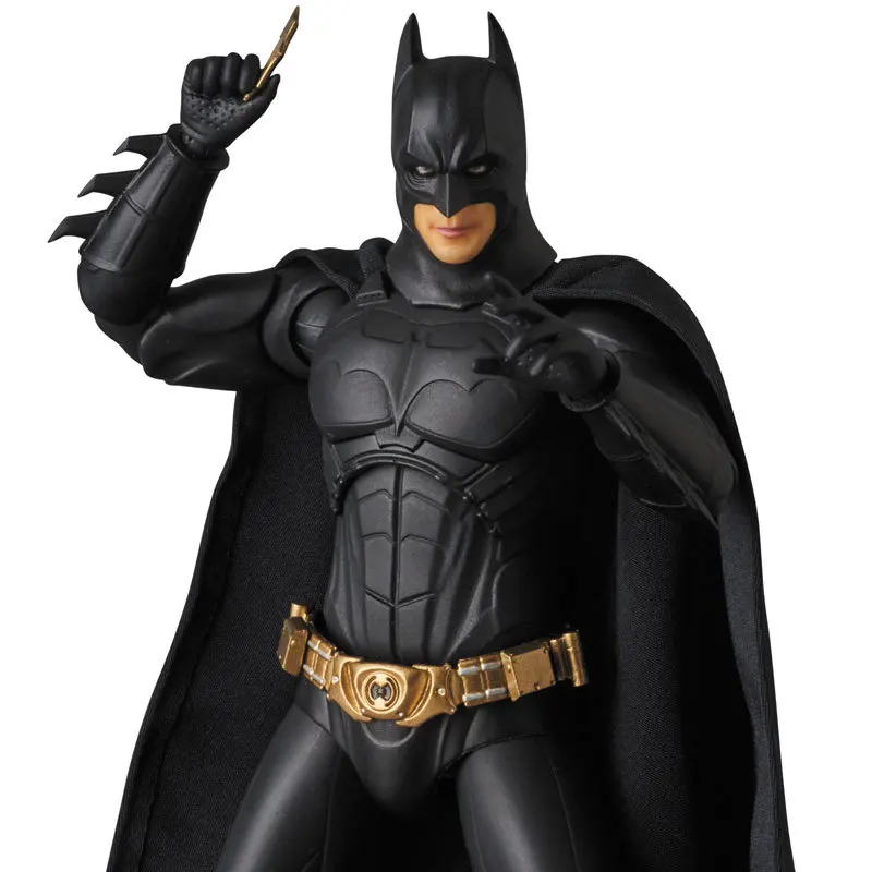 MAFEX 049 Бэтмен начинается костюм Темная ночь ПВХ фигурка Коллекционная модель