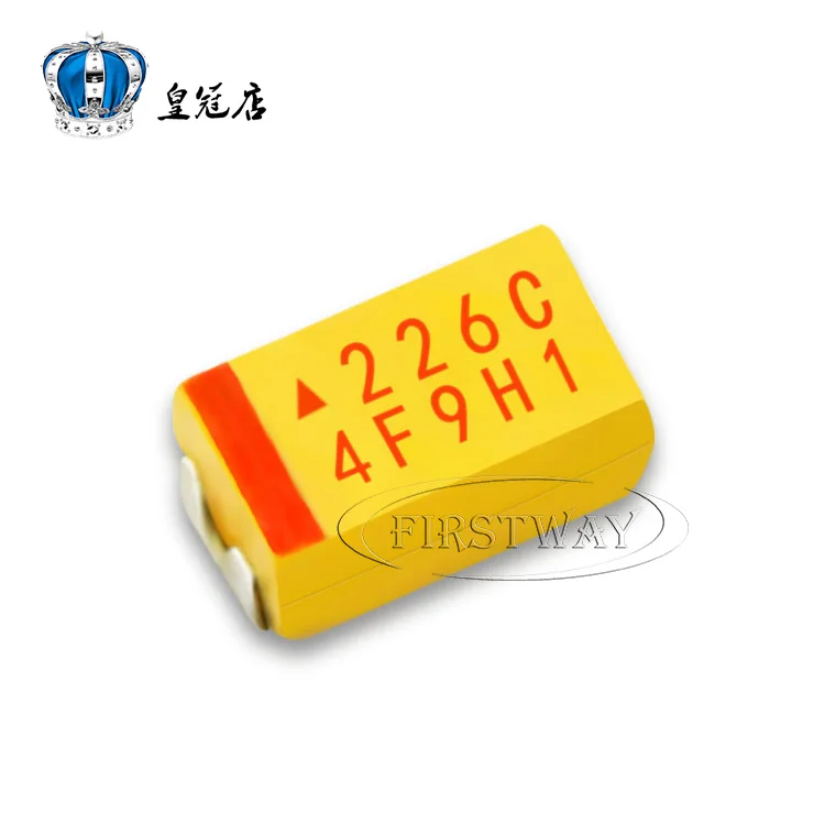 10 шт. танталовый конденсатор с алюминиевой крышкой 226C 22 мкФ 16V C 6032/C 16V22UF |