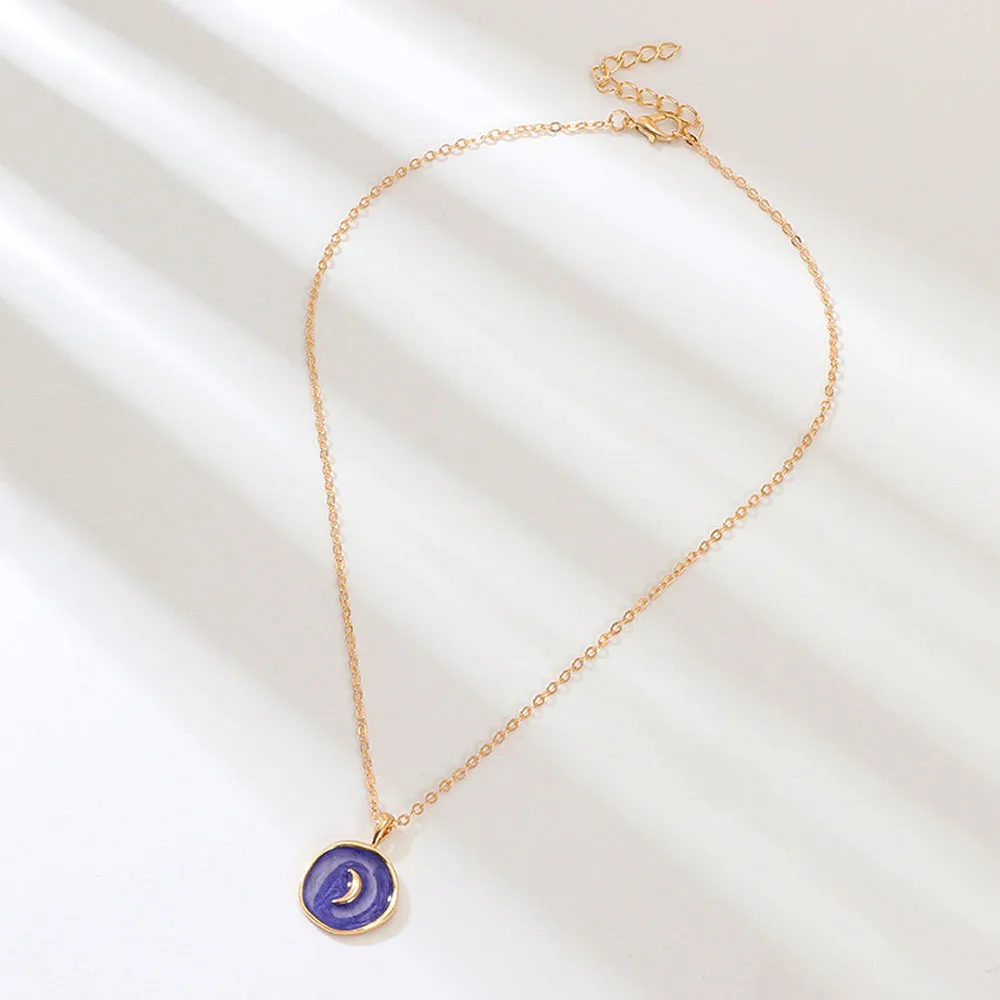 Уникальное светящееся стеклянное ожерелье галактики планеты светится в темноте