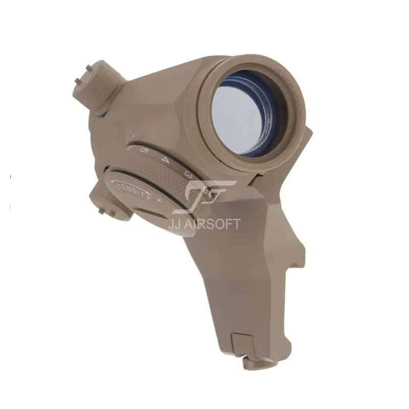 JJ Airsoft Micro 1x24 красная точка с 45 градусной фотографией QD переходник и низкое