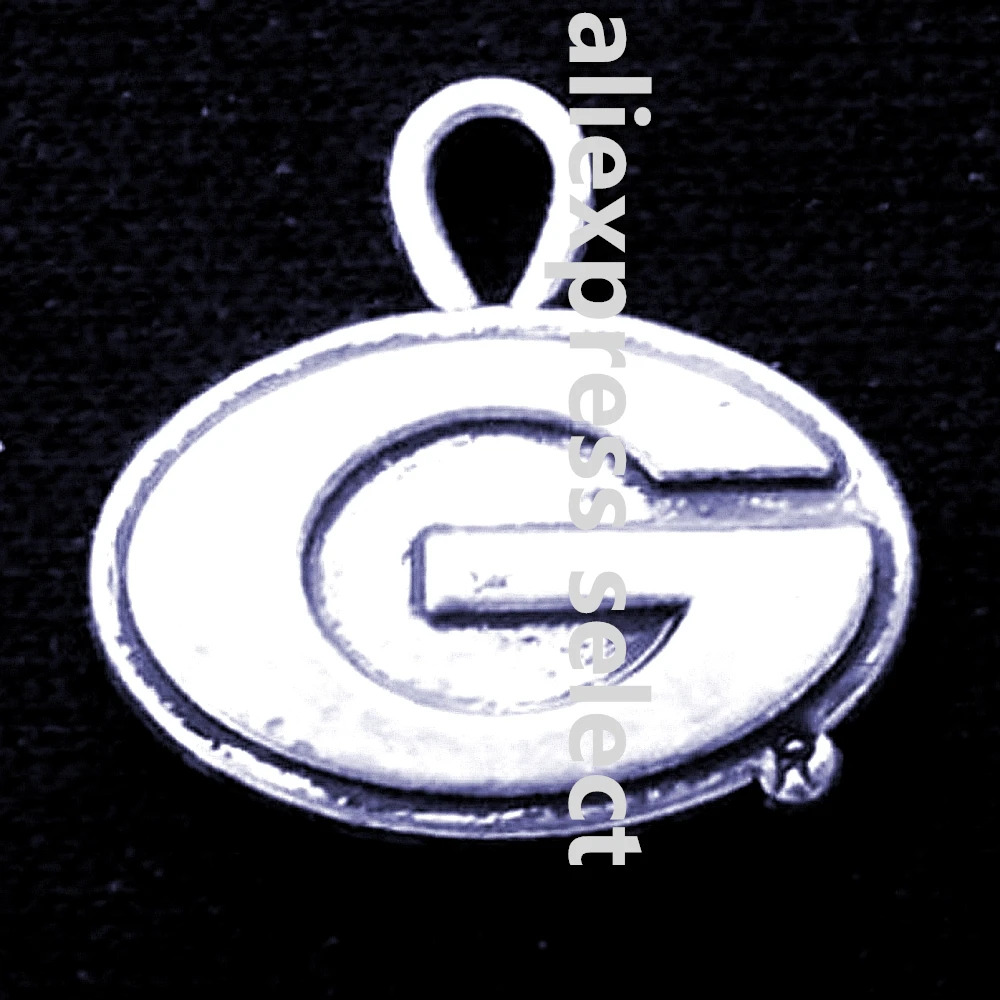 

University Football Team Georgia & Bulldogs Footprints Dangle Charms Jewelry DIY Findings Fit Bracelet Necklace Accessories