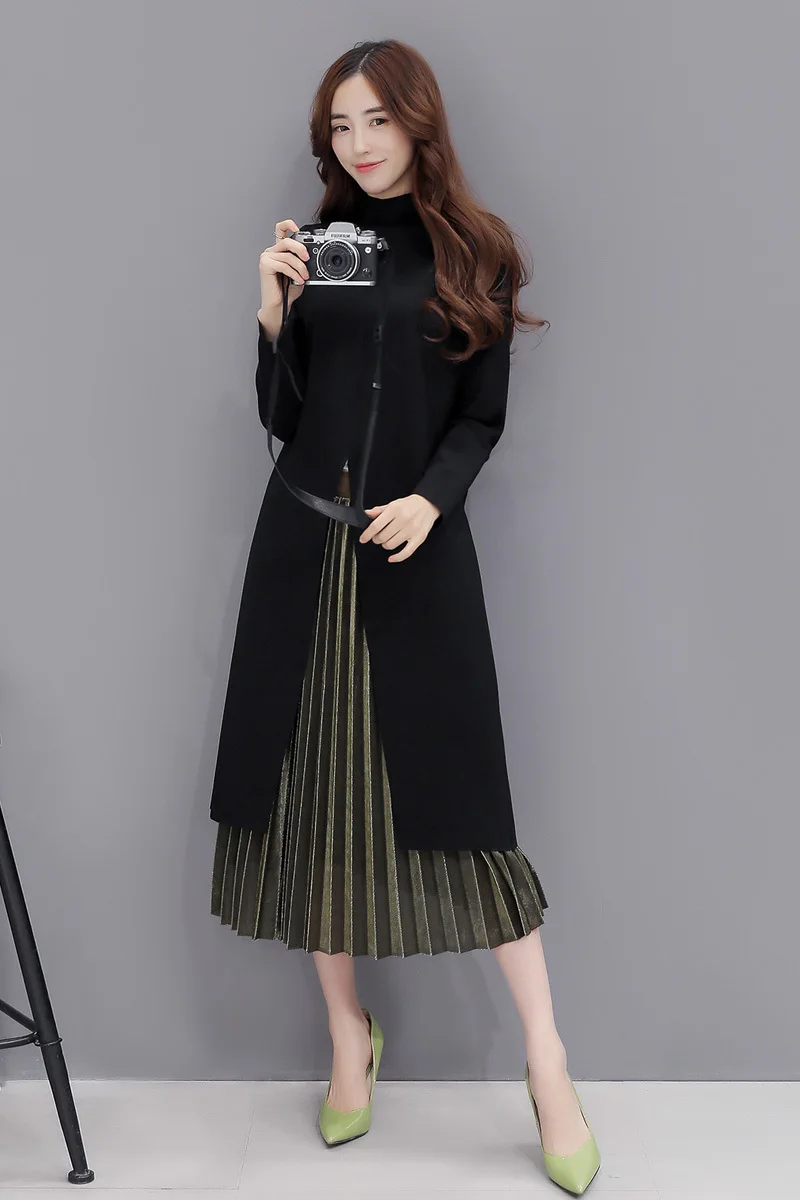 Женское винтажное платье из двух частей элегантное бархатное плиссированное в