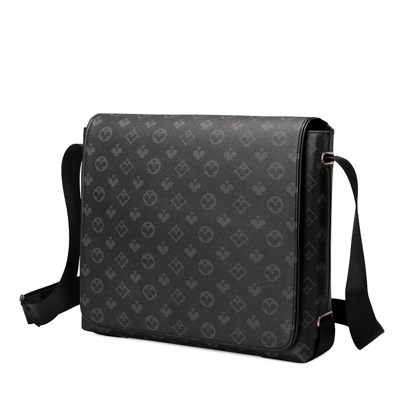 

Мужская сумка через плечо, мужская сумка-мессенджер, повседневная сумка на плечо, кошелек из воловьей кожи, модные мужские сумки, Классическ...