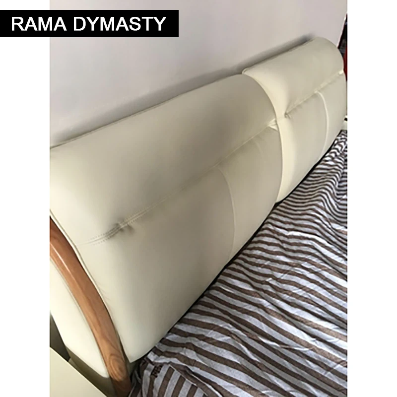 Мягкая кровать RAMA DYMASTY из натуральной кожи современный дизайн кровать/Модная
