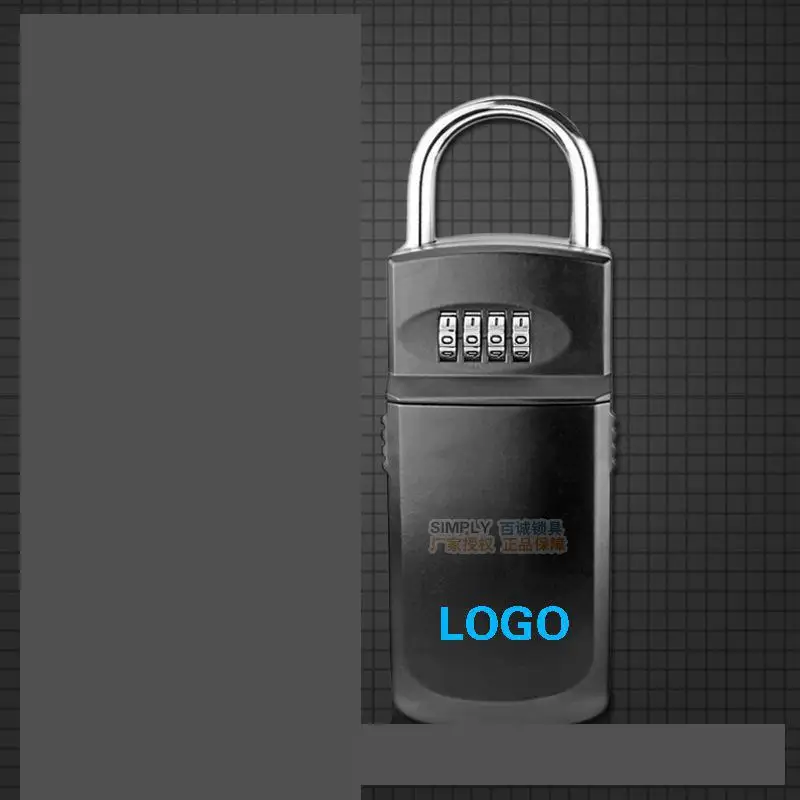 

Car Key Code Box High Grade Metal European Wall Mounted Padlock Storage Safety Keyboxn