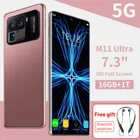 Смартфон глобальная версия M11 Ultra, 7,3 дюйма, 16 + 1T, Android 11, 6800 мА  ч, 48 + 64 мп, Face ID, 4G