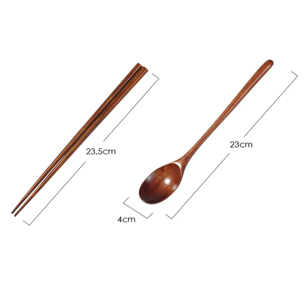 

Spoon Tableware Natural Japanese Style Wooden Soup Spoons With Long Handle Natual Wood Dessert Tea Coffee Spoon Rice