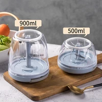 900ml household multifunctional rotary vegetable cutter manual meat grinder garlic grinder kitchen cooking accessories tool