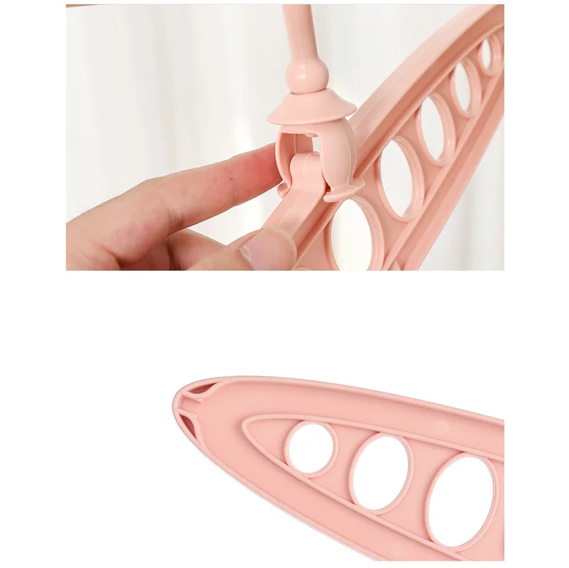 

9 Holes Magic Multi-port Support hangers for Clothes Drying Rack Multifunction Plastic Clothes rack drying hanger Storage Hanger