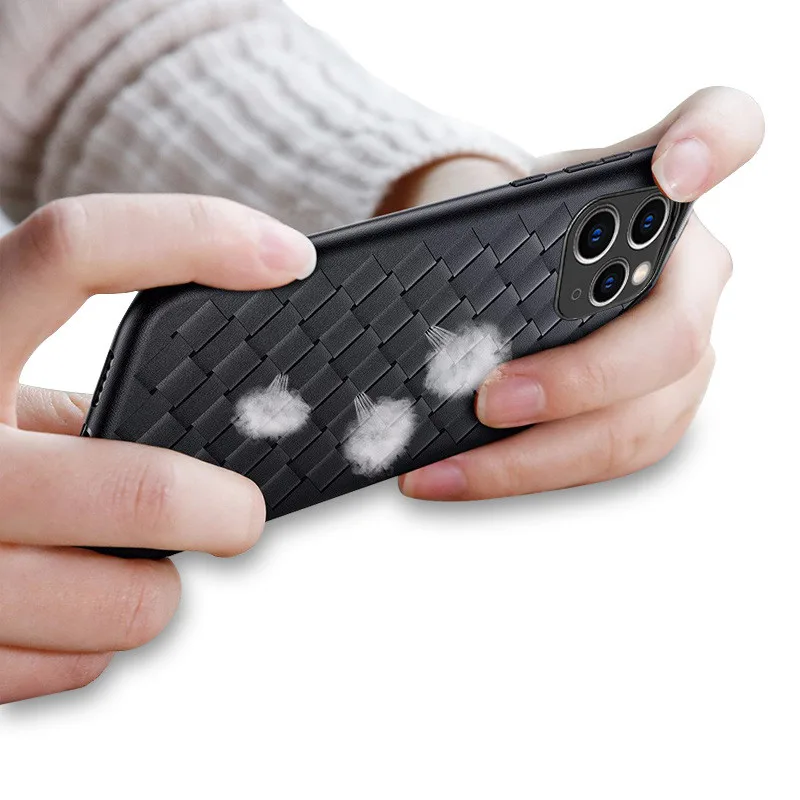 Чехол для iPhone 11 чехол с дышащей сеткой XR 6S 7 8 Plus X ткацкой BV из ТПУ силиконовый |