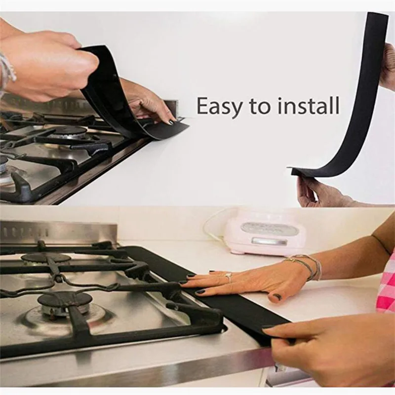 21 дюймов гибкая плита счетчик крышка зазора силиконовая Резина кухня масло-газ