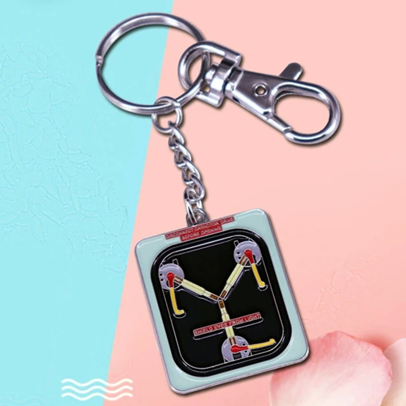 Классический брелок-конденсатор Назад в будущее Delorean брелок для ключей