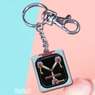 Классический брелок-конденсатор Назад в будущее Delorean, брелок для ключей, аксессуар для научных фантастических фильмов