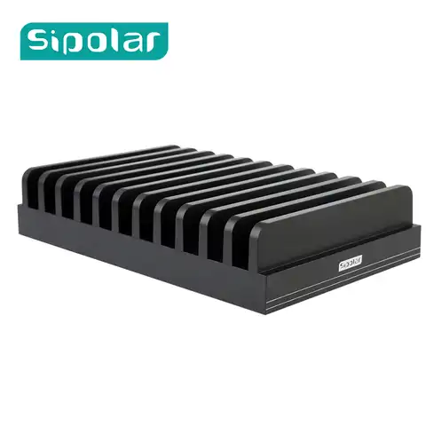 Sipolar многофункциональная зарядная станция Подставка зарядная док-станция сращивающийся держатель коробка для хранения для iPhone 5 6S 7 Plus iPad MAC ...