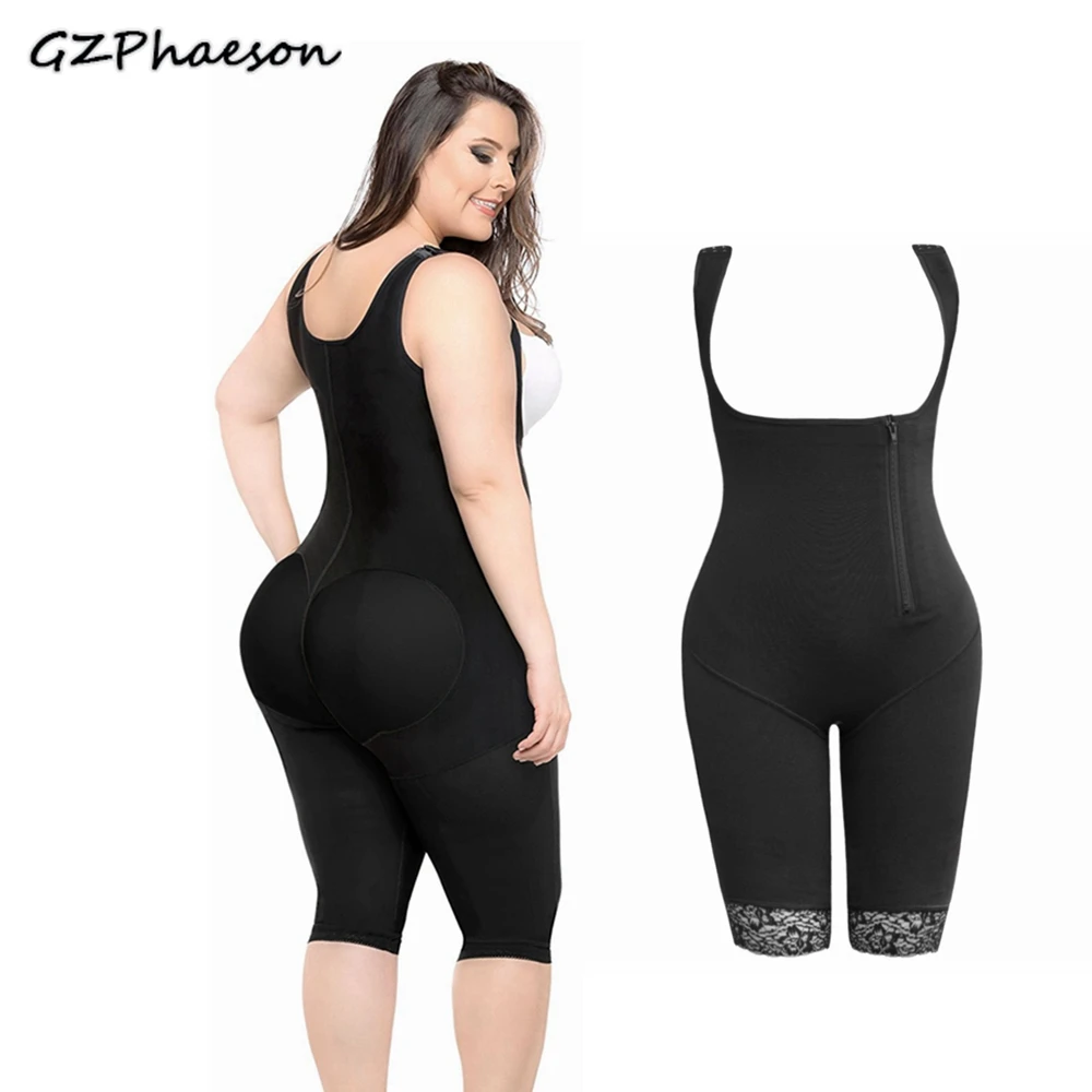 Женское нижнее белье для похудения Утягивающее боди на молнии корсет