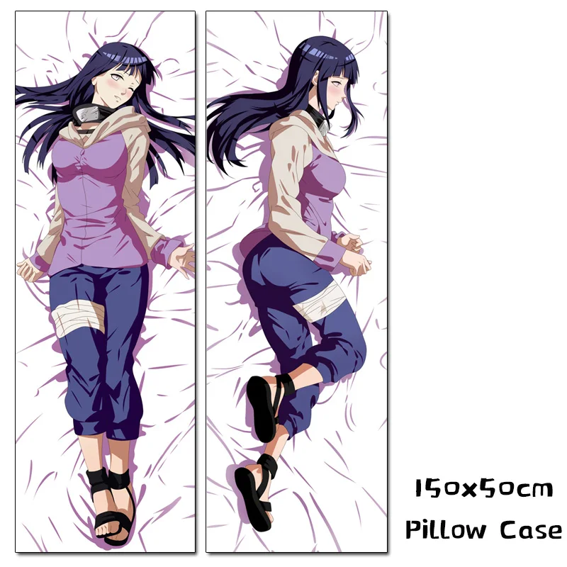Ботинки в стиле аниме Naruto Хьюга Хината Dakimakura обниматься тела чехол Узумаки