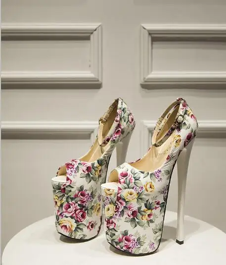 LLXF/туфли для трансвеститов; zapatos mujer; пикантные туфли на шпильке 22 см; туфли на платформе с пряжкой; женские свадебные туфли-лодочки; Летние босоножки