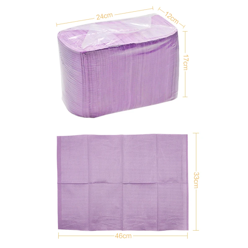 125 шт./пакет для стоматолога гигиены полости рта медицинский бумажный шарф