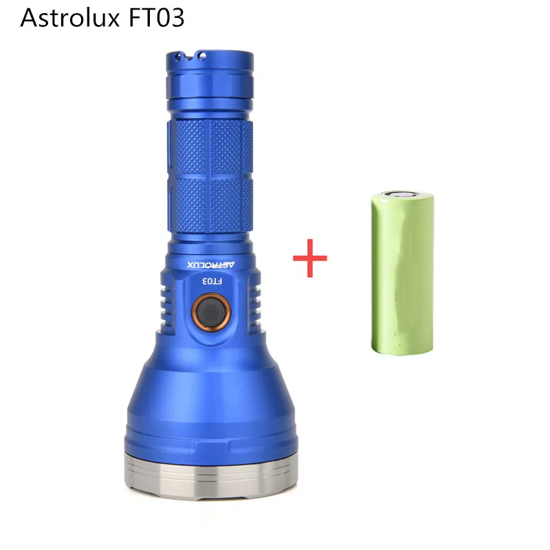Astrolux FT03 SST40 W 2400lm 875 м Тип C Перезаряжаемые фонарик + 26650 5000 мАч с питанием от Батарея