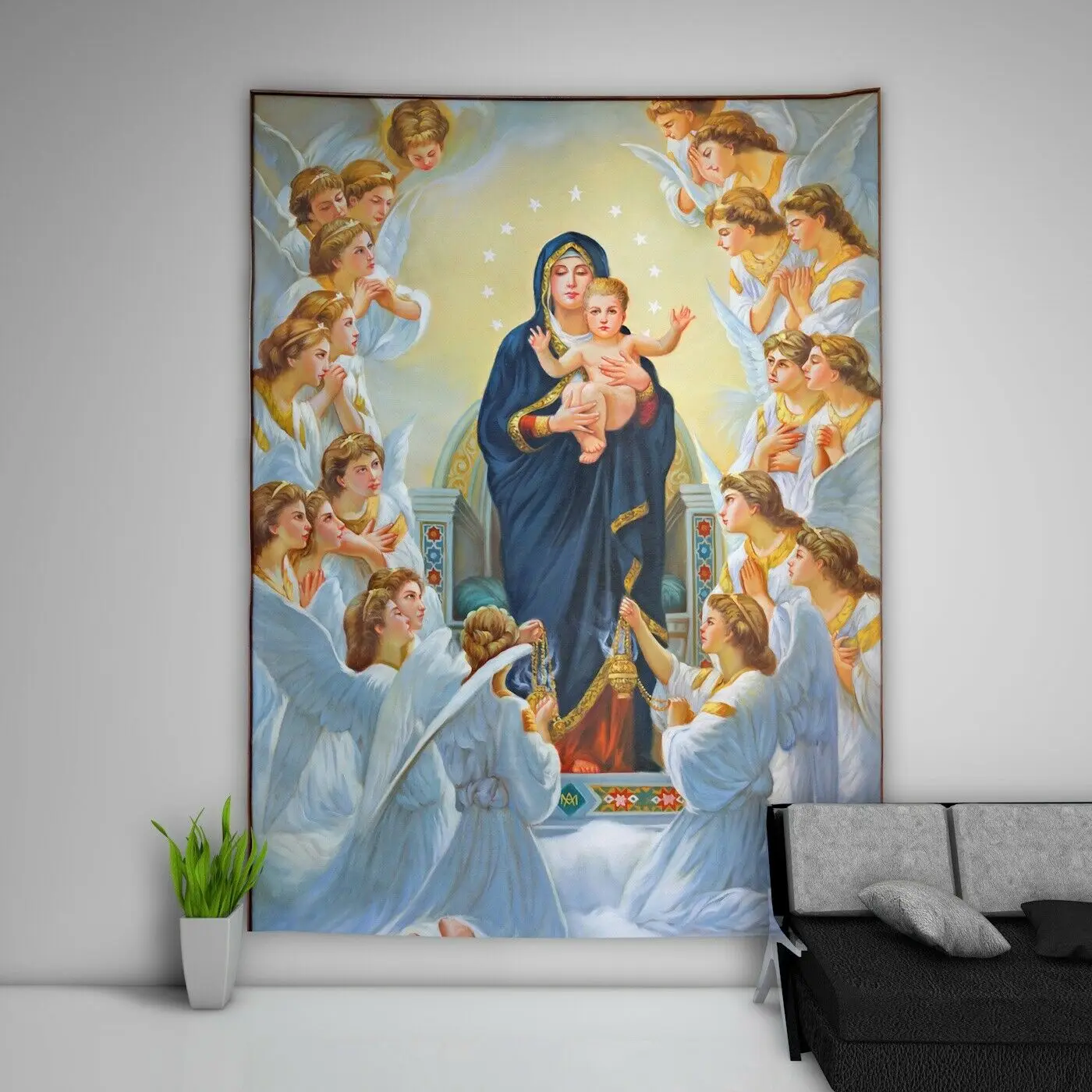 

Virgin Mary Tapestry Bedroom Home Decoration