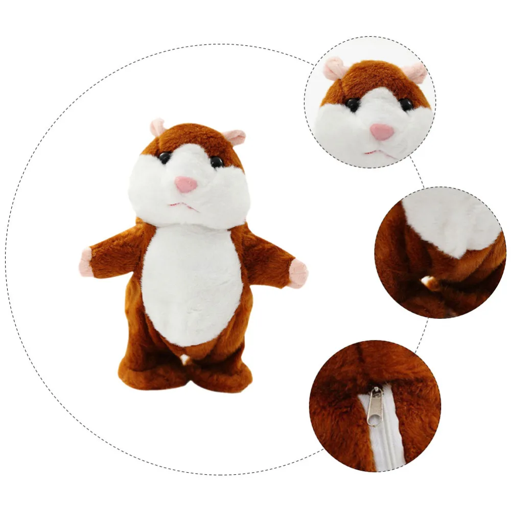 

1 Pc Talking Hamster Doll Electric Hamster Dolls Educational Plush Hamster Dolls