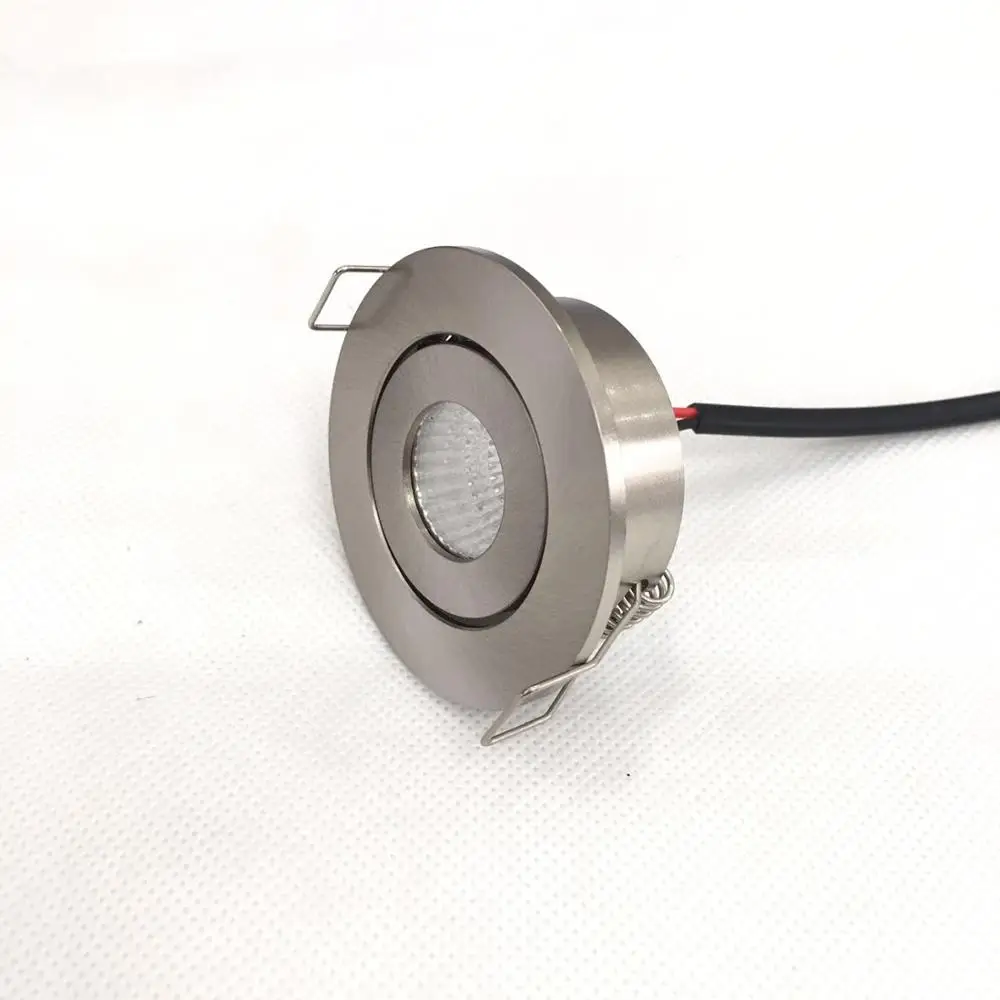 20 шт./лот 3 Вт Мини светодиодный потолочный светильник для шкафа 12 В постоянного