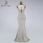 Женское вечернее платье с блестками, сексуальное платье-Русалка для выпускного вечера, элегантное платье для вечерние ринки, свадебное платье