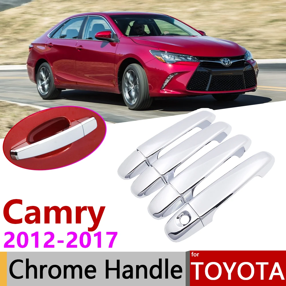 Хромированная крышка ручки двери для Toyota Camry XV50 Daihatsu Altis Aurion 2012 ~ 2017 автомобильные