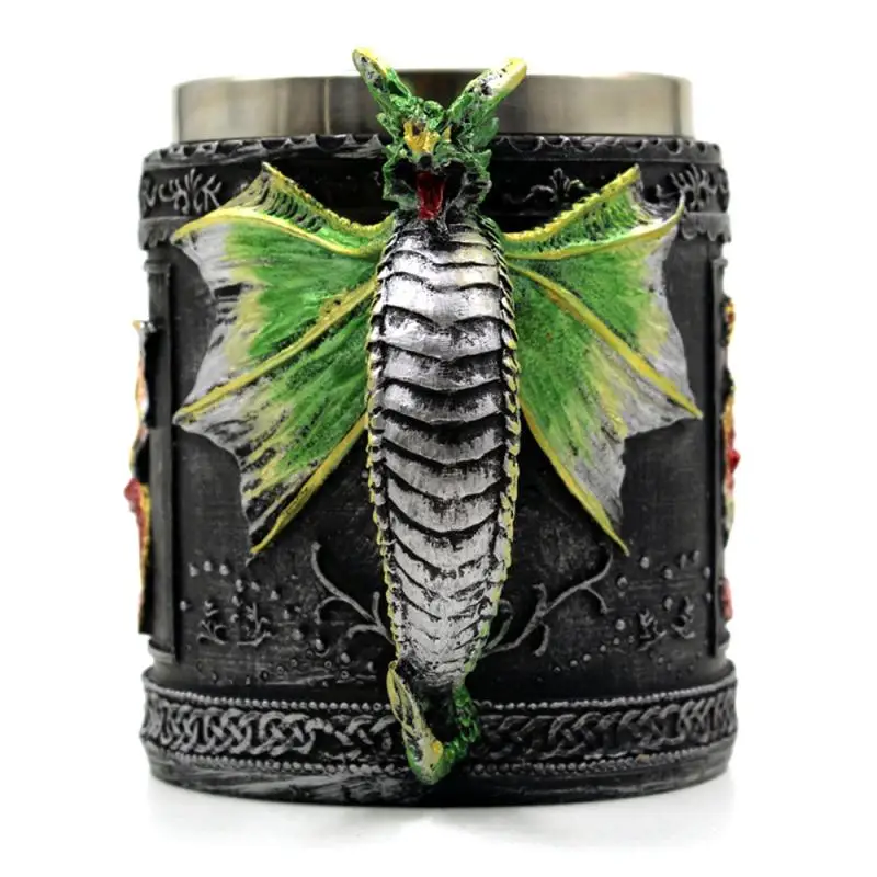 Кофейная кружка 450 мл креативная обычная из смолы нержавеющей стали стерео