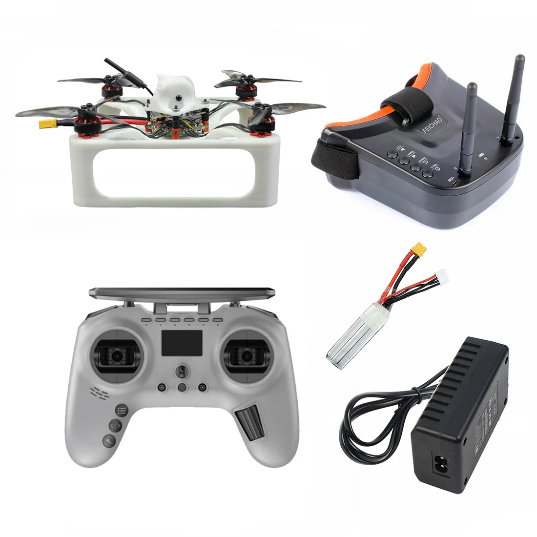 

DIY Ti135 135mm FPV Racing Drone PNP RTF RC Quadcopter with GHF411AIO Flight Controller MT1204-5000KV Motor T-lite JP4IN1 TX