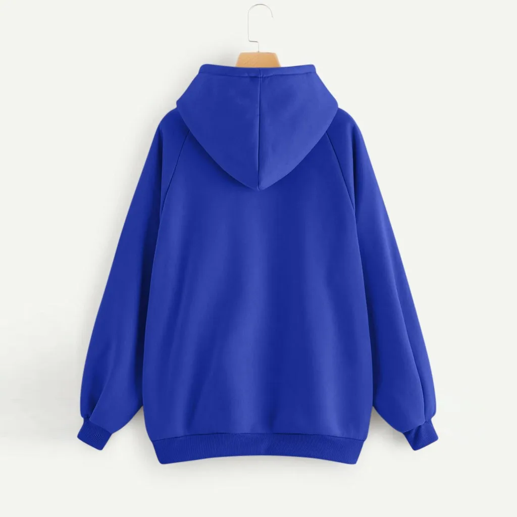 Женские толстовки свитшот повседневные однотонные пуловеры черного розового