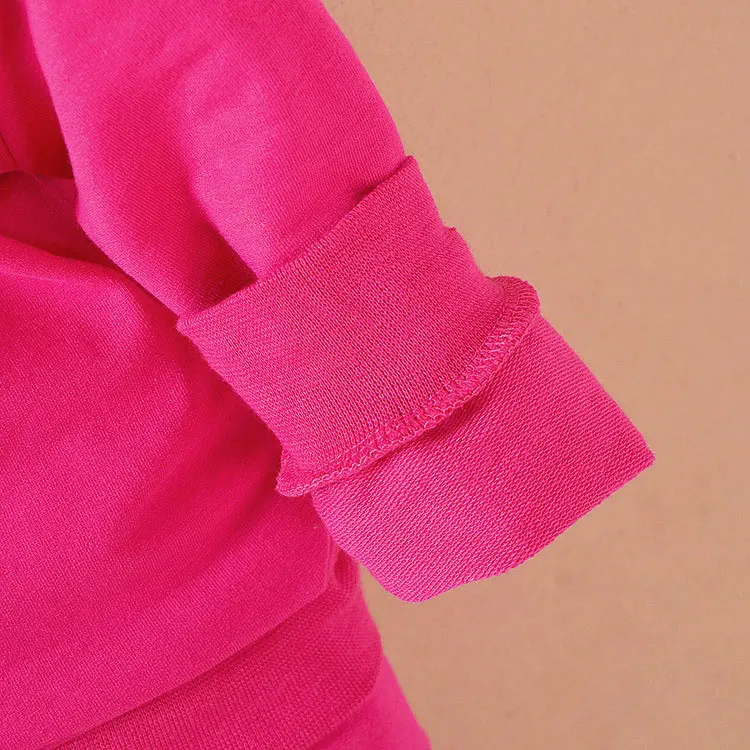 Осенний комплект одежды для маленьких девочек толстовка с капюшоном + штаны