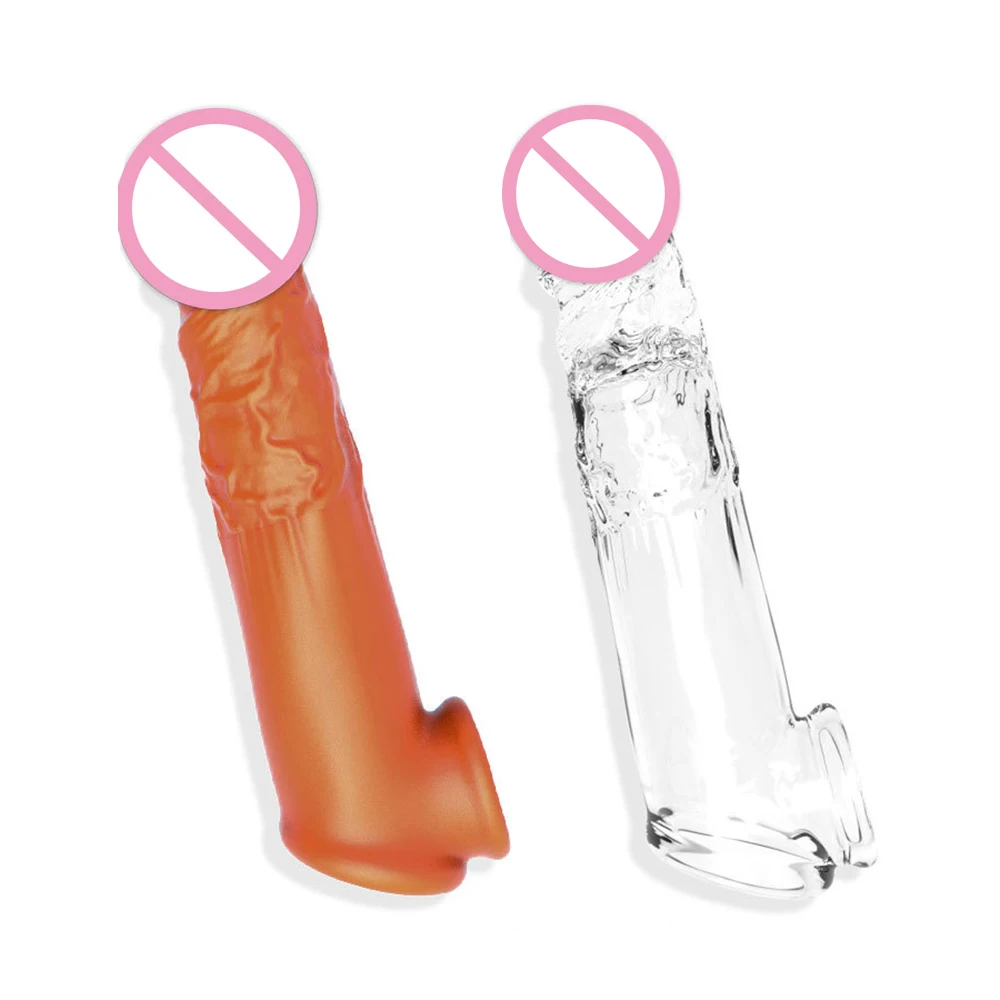 5 см многоразовый Мужской пенис удлинитель имитация пениса манжета Задержка