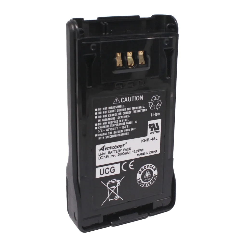 KNB-48L KNB-47L 2600 мА/ч, литий-ионный аккумулятор Батарея для Kenwood KNB-48 KNB-47 NX-200 NX-300 NX200 NX300 NX-200G NX-300G TK-5220 TK-5320