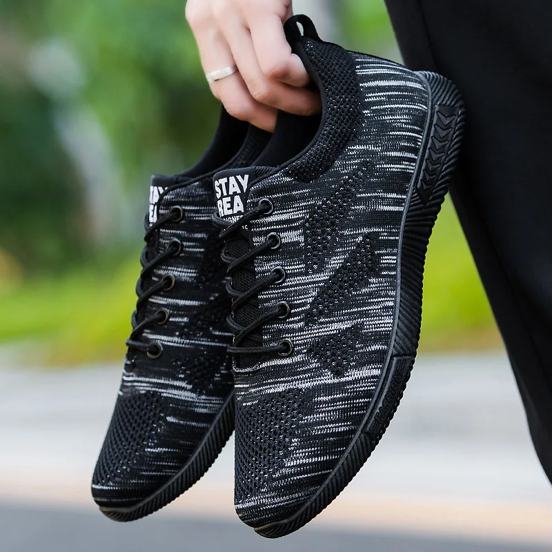 Мужские кроссовки из ткани Старый Пекин с вентиляцией повседневная обувь