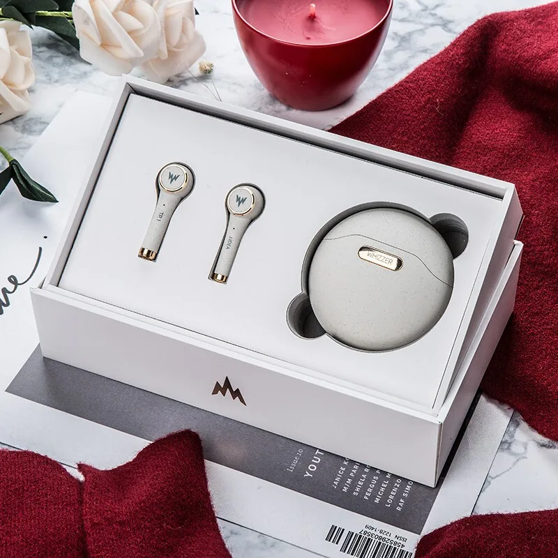 

WHIZZER TP1S Tws Dynamic True Wireless Bluetooth 5.0 Stereo Mini In Ear Earphones sports Music Headphones Earbuds with mic