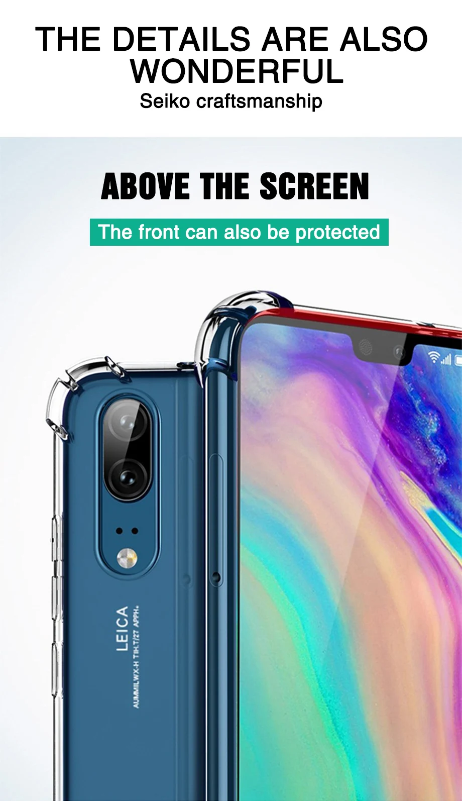 Мягкий ТПУ противоударный чехол для huawei P20 Lite P20 Pro P30 Mate20 Lite Mate30 Pro Чехол на Honor 20 V20 защитная задняя крышка для телефона