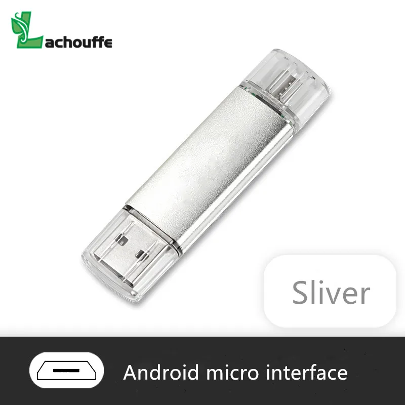 2 в 1otg usb флеш16гб 32 Гб 64 Usb флеш-накопитель для телефона карта памяти Флешка Android