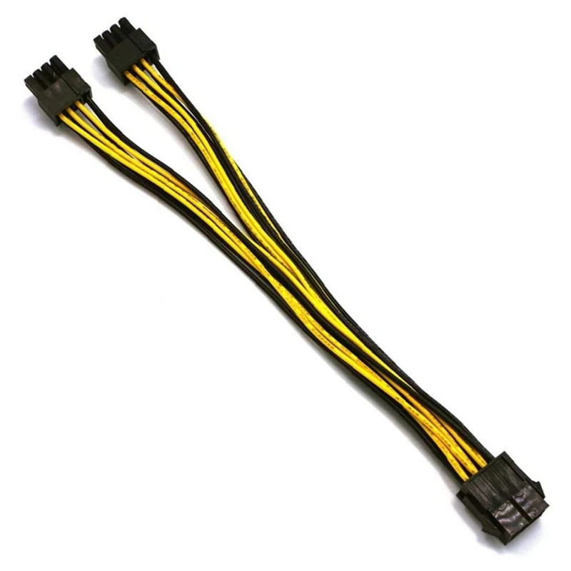 8 Pin до 2x8 (6 + 2) PCI Express GPU Кабель питания для ПК/ноутбука/майнинговой машины