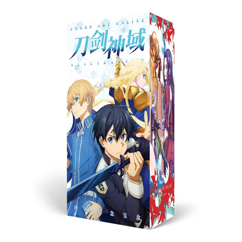 Аниме Сумка на удачу длинная Подарочная коробка меч искусство онлайн САО