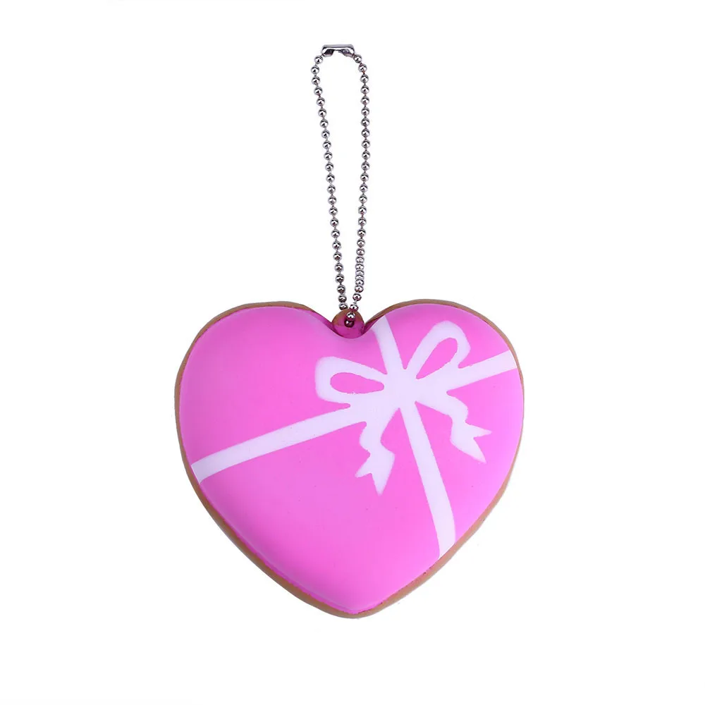 Прекрасный в форме сердца медленно растет весело кольцо для ключей семья дружба