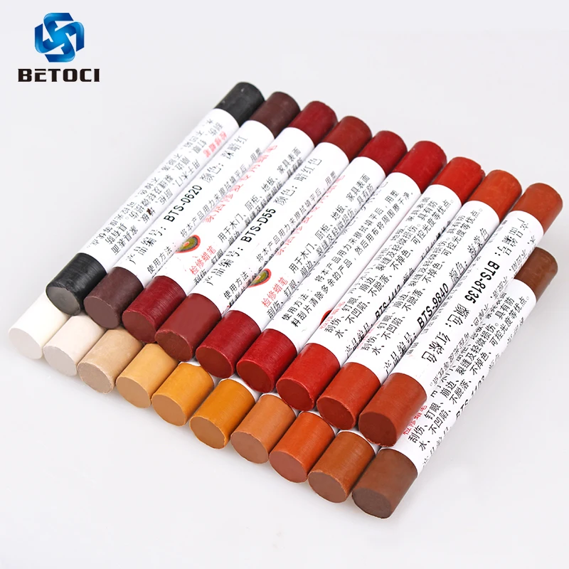 20 шт./компл. краска для мебели ремонта пола Восковая карандаш царапин ручка