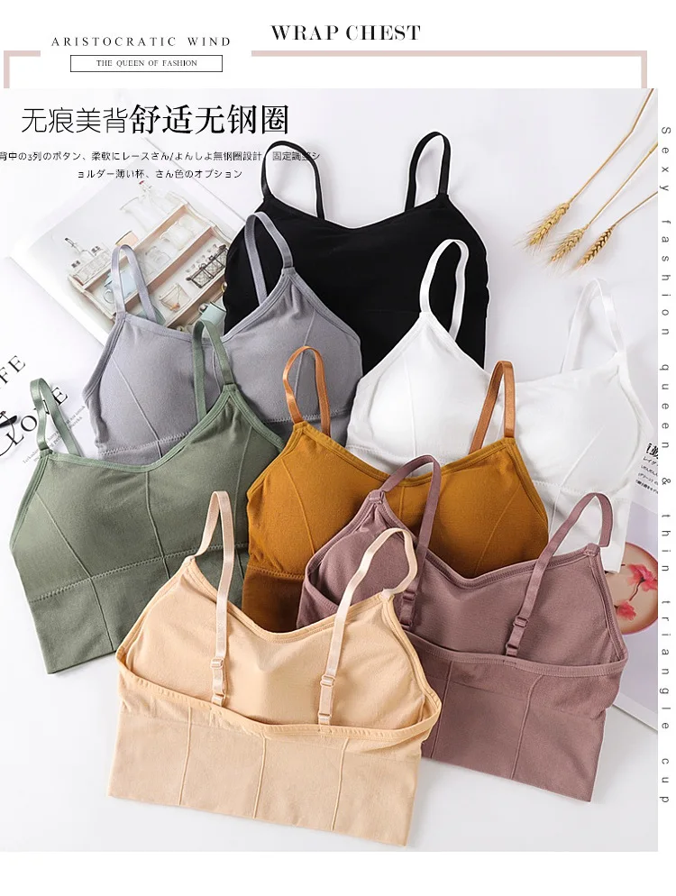 Удобная отжимать Bralette без следа женские топы бесшовный мягкий спортивный бюстгальтер беспроволочное нижнее белье для женщин бюстгальтеры для сна нижнее белье
